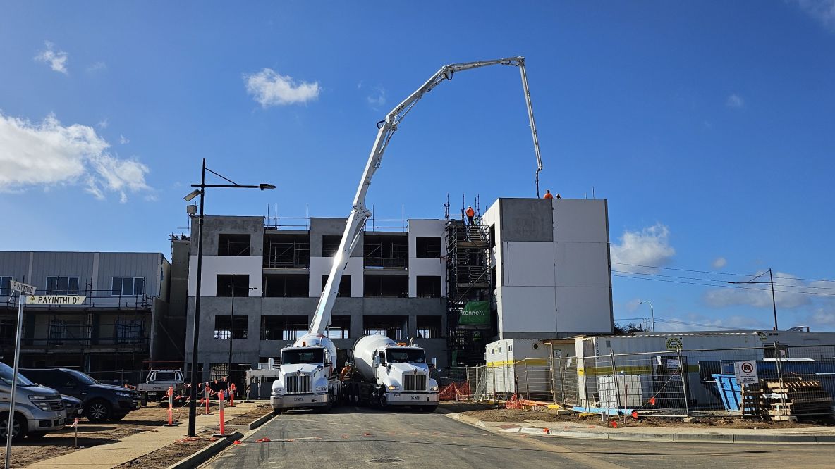 Safety First Apartment Building Design Reference: First Apartment Building Tops Out At Prospect Corner Renewal Sa