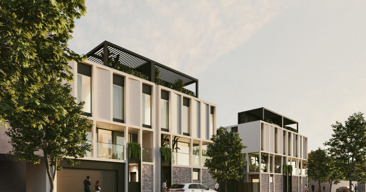 New premium Bowden townhouse project from developers of nearby ‘Tribeca